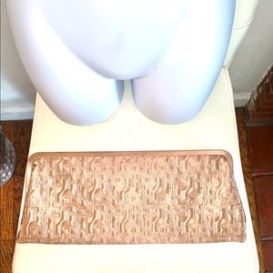 Herve Lager Silk Nude color clutch